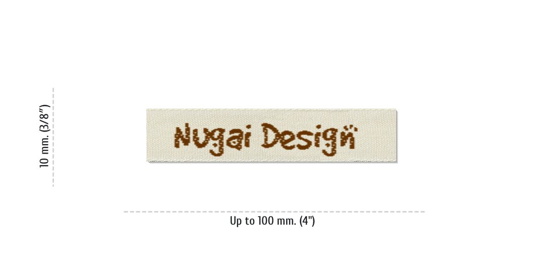 Size for Easy Labels NUGAI, 10 mm. (3/8″)
