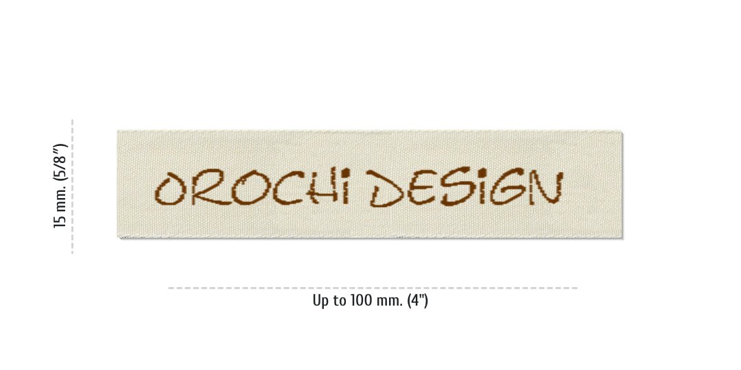 Size for Easy Labels OROCHI, 15 mm. (5/8″)
