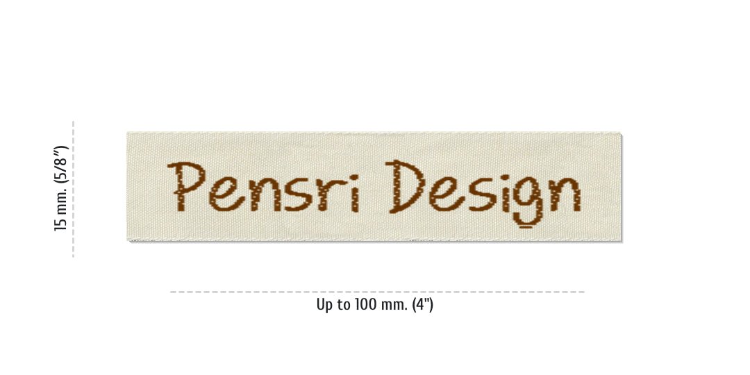 Size for Easy Labels PENSRI, 15 mm. (5/8″)