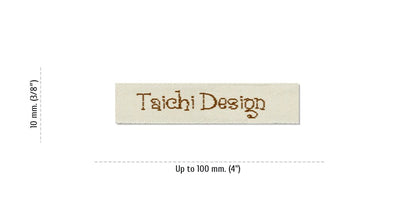 Size for Easy Labels TAICHI, 10 mm. (3/8″)