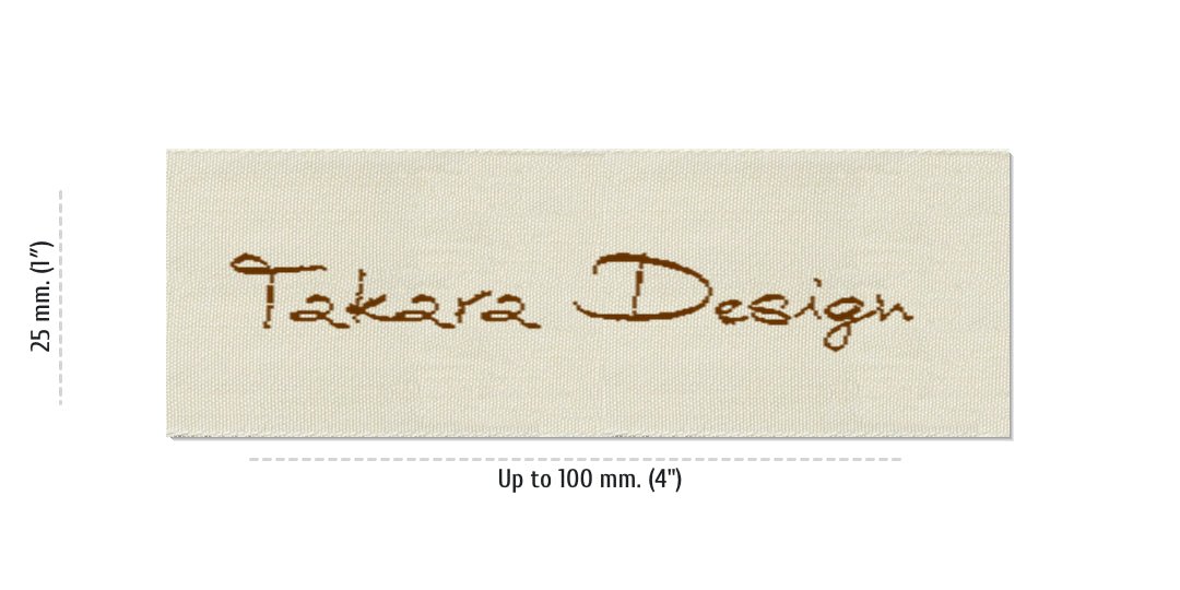 Size for Easy Labels TAKARA, 25 mm (1″)