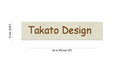 Size for Easy Labels TAKATO, 15 mm. (5/8″)