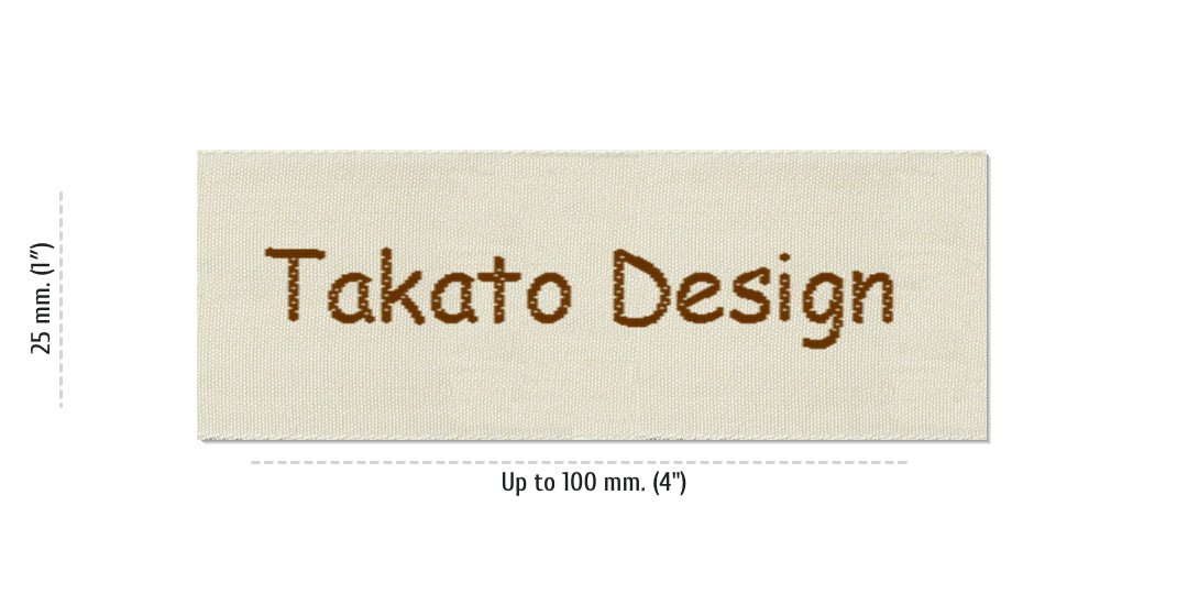 Size for Easy Labels TAKATO, 25 mm (1″)