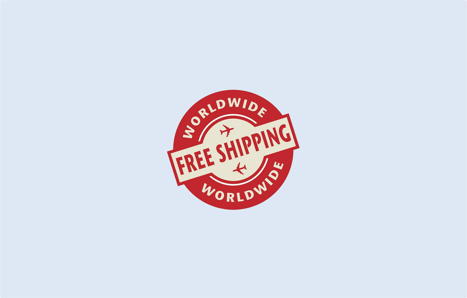 Free world wide shipping of our Clothing Labels.